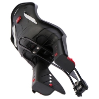 Велокресло заднее BQ-9-1 с ручкой, крепление на раму, цвет чёрный