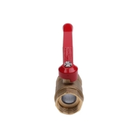 Кран шаровой AQUALINK 11Б27п1, PN 16, внутренняя/внутренняя резьба 1 1/2", ручка, латунь