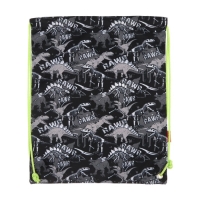 Мешок для обуви 440 х 365 мм, Erich Krause, плотность 300D, со светоотражающей полосой, Dinosaur Park