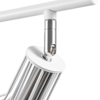 Светильник "Бостон" 3х60Вт Е14 белый/хром Светильник "Бостон" 3х60Вт Е14 белый/хром