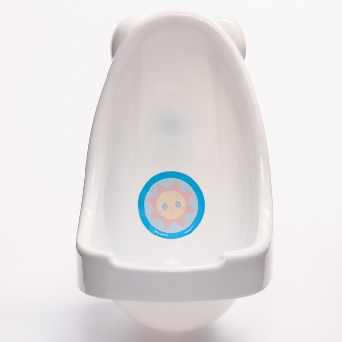 Писсуар детский пластиковый &laquo;Солнышко&raquo;, цвет белый