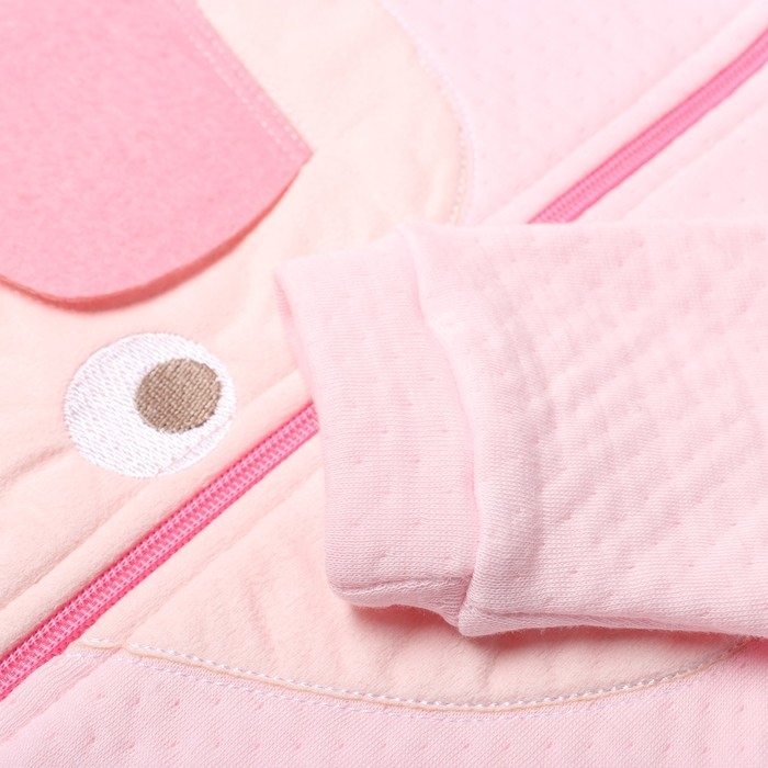 Комбинезон для девочки, цвет розовый, рост 80 см