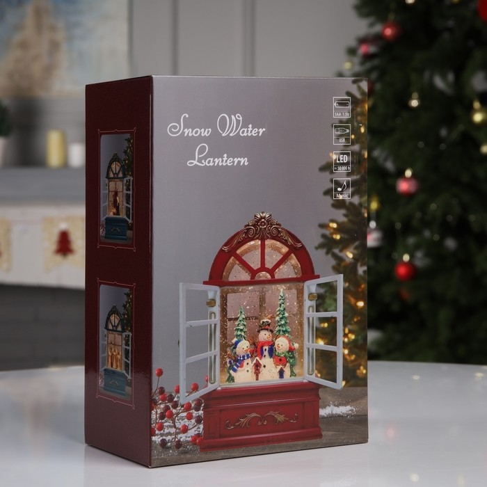 Светодиодная фигура &laquo;Ангелы в арке&raquo; 13.5 &times; 22 &times; 7.8 см, пластик, батарейки ААх3 (не в комплекте), USB, свечение тёплое белое