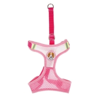 Шлейка регулируемая дышащая, светоотражающая, размер L (ОШ+ОГ 92-125 см), розовая