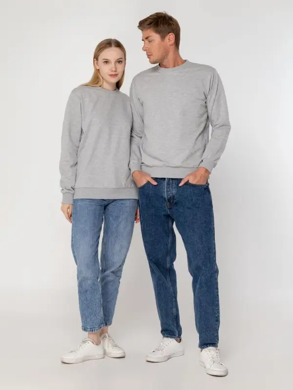 Толстовка Unit Toima серый меланж, размер XS