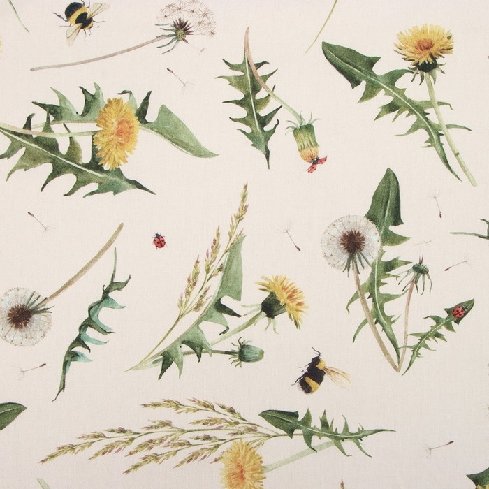 Скатерть Этель Скатерть Этель "Одуванчики" 146х220см, 100%хл, саржа 178 гр/м2