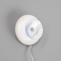 Светодиодная фигура на присоске &laquo;Ёлка&raquo; 16 &times; 20 см, пластик, батарейки АААх3 (не в комплекте), свечение тёплое белое