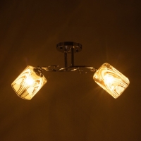 Люстра потолочная "Мари" 2х40Вт Е27 Цвет: Серебро Люстра потолочная "Мари" 2х40Вт Е27 Цвет: Серебро