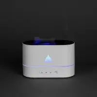 Увлажнитель-ароматизатор с имитацией пламени Fuego, белый