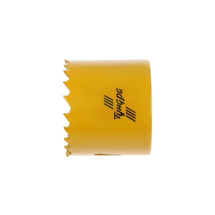 Коронка биметаллическая ТУНДРА, 51 мм, M16 с дополнительной фиксацией Коронка биметаллическая ТУНДРА, 51 мм, M16 с дополнительной фиксацией