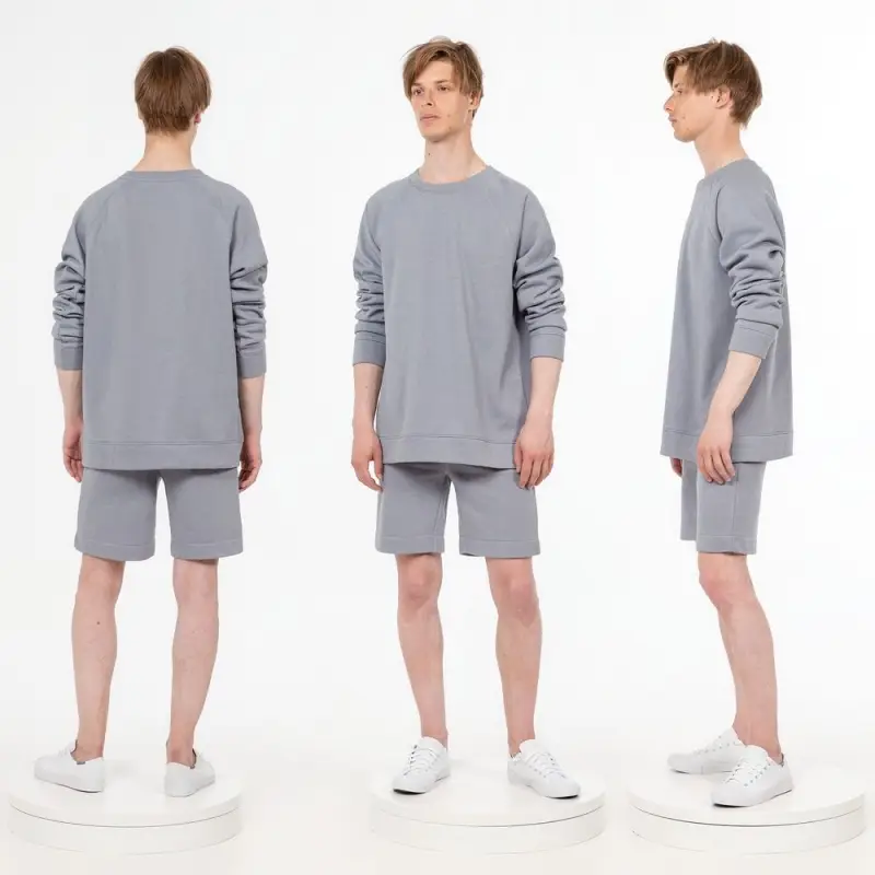 Свитшот унисекс S1, серый, размер XS/S