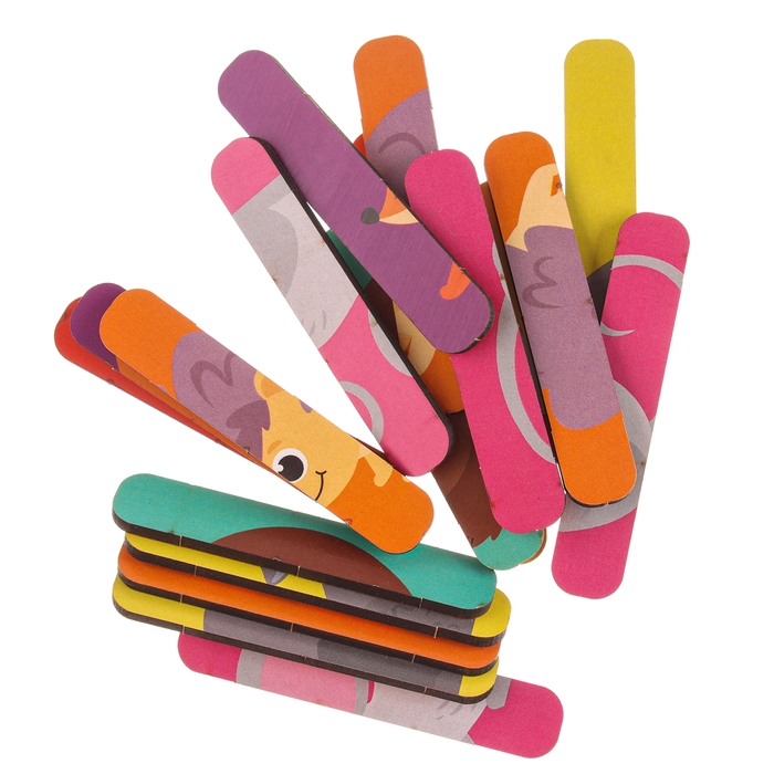 Головоломка. Собери 6 картинок &laquo;Лес&raquo;, двусторонние палочки