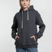 Толстовка с капюшоном Kirenga Heavy, темно-серая (графит), размер XS