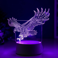 Светильник "Орел" LED RGB от сети RISALUX Светильник "Орел" LED RGB от сети RISALUX