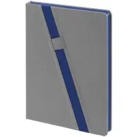 Ежедневник Rubikon на заказ, недатированный серо-синий