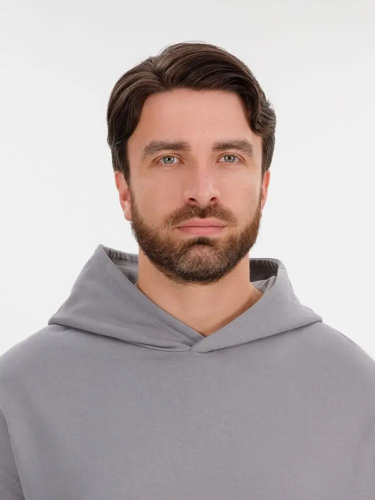 Худи оверсайз унисекс Outshine, серое, размер M/L