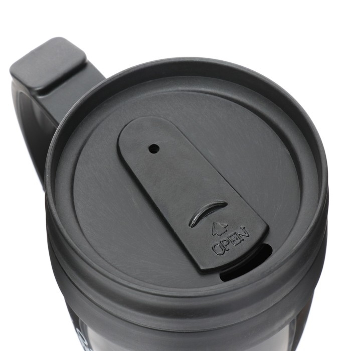 Термокружка с ручкой, 400 мл, Комфорт Термокружка с ручкой, 400 мл, Комфорт "Мужик", 12.5 х 17 см