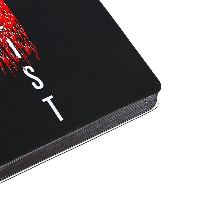 Ежедневник недатированный A5, 160 листов, deVENTE.Note.Realist, мягкая обложка из искусственной кожи, цветной срез, блок 70 г/м2, чёрный