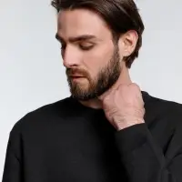 Свитшот унисекс Delta, черный, размер 3XL