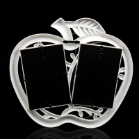 Фоторамка на 2 фото 10х15 см "Яблочко" белая 28,6х8,6х2 см