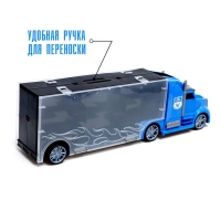 Грузовик &laquo;Перевозчик&raquo;, в комплекте 6 машин и дорожные знаки