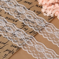 Кружево капроновое, 40 мм × 10 ± 1 м, цвет белый Кружево капроновое, 40 мм × 10 ± 1 м, цвет белый