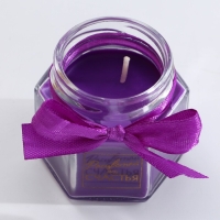 Свеча в банке "Расцветай от счастья", аромат ежевика, 6.5 х 5.5 х 5.5 см Свеча в банке "Расцветай от счастья", аромат ежевика, 6.5 х 5.5 х 5.5 см