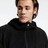 Анорак флисовый унисекс Fliska, черный, размер M/L