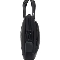 Сумка для ноутбука Santiago с кожаной отделкой, черная