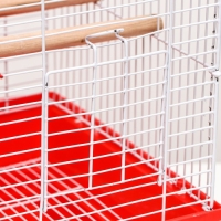 Клетка для птиц укомплектованная Bd-2/5h, 34 х 27 х 47 см, красная Клетка для птиц укомплектованная Bd-2/5h, 34 х 27 х 47 см, красная