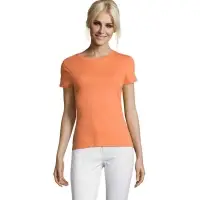 Футболка женская Regent Women оранжевая (абрикосовая), размер XL