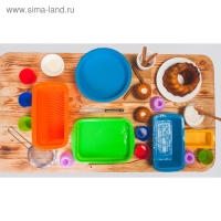 Форма для выпечки Доляна «Прямоугольник», силикон, 27×18 см, цвет МИКС Форма для выпечки Доляна «Прямоугольник», силикон, 27×18 см, цвет МИКС