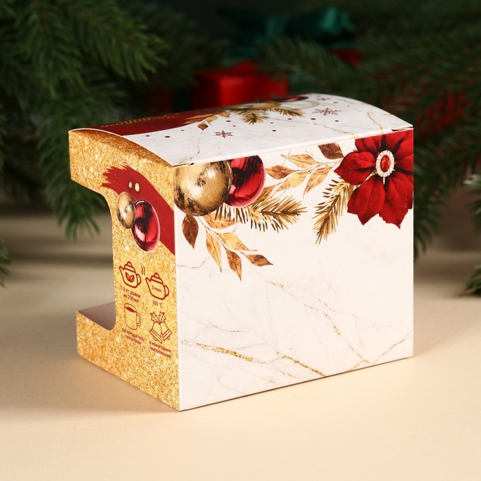 Подарочный набор &laquo;Благополучия&raquo;: чай со вкусом: лимон 50 г., кружка 300 мл.