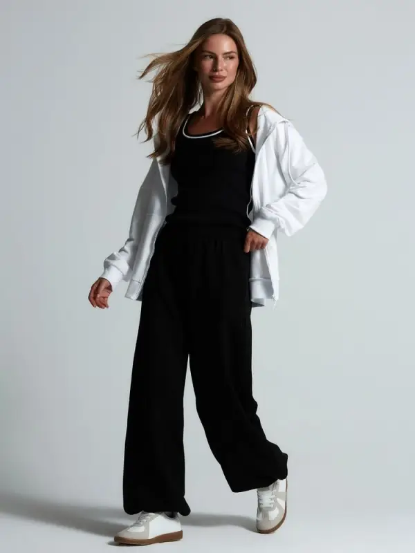 Толстовка на молнии с капюшоном Siverga 2.0, белая, размер XS