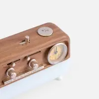 Bluetooth-колонка с беспроводной зарядкой, часами и подсветкой Multiverse, ver.2 Bluetooth-колонка с беспроводной зарядкой, часами и подсветкой Multiverse, ver.2