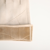 Перчатки женские, безразмерные, без утеплителя, цвет молочный Перчатки женские, безразмерные, без утеплителя, цвет молочный