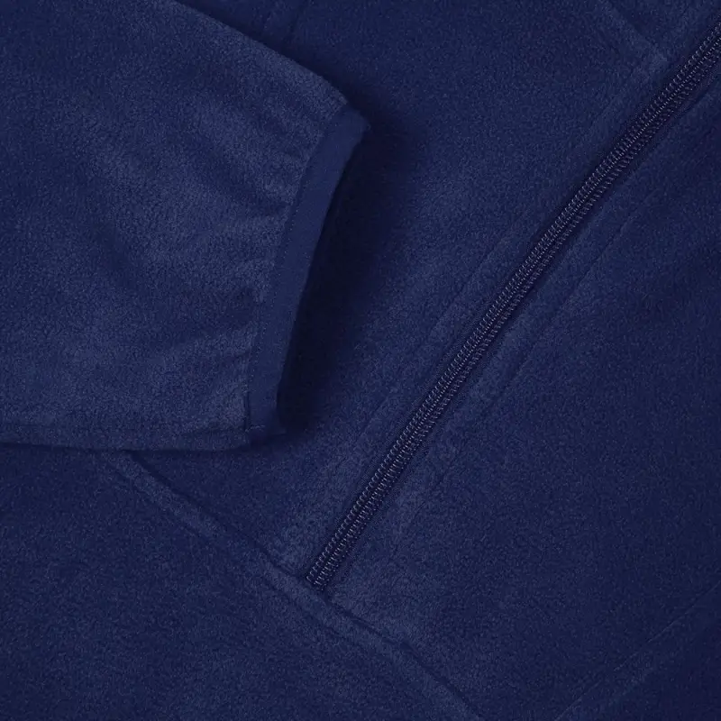 Анорак флисовый унисекс Fliska, темно-синий, размер XS/S