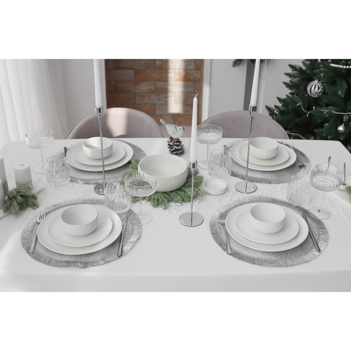 Миска фарфоровая Magistro Line, 850 мл, d=15 см, цвет белый Миска фарфоровая Magistro Line, 850 мл, d=15 см, цвет белый