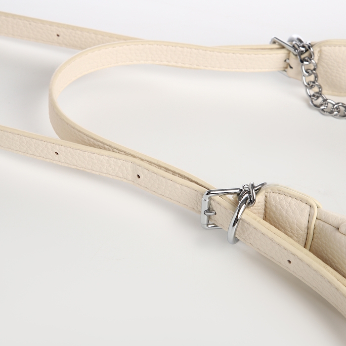 Сумка женская хобо на молнии TEXTURA, средний размер, цвет молочный Сумка женская хобо на молнии TEXTURA, средний размер, цвет молочный