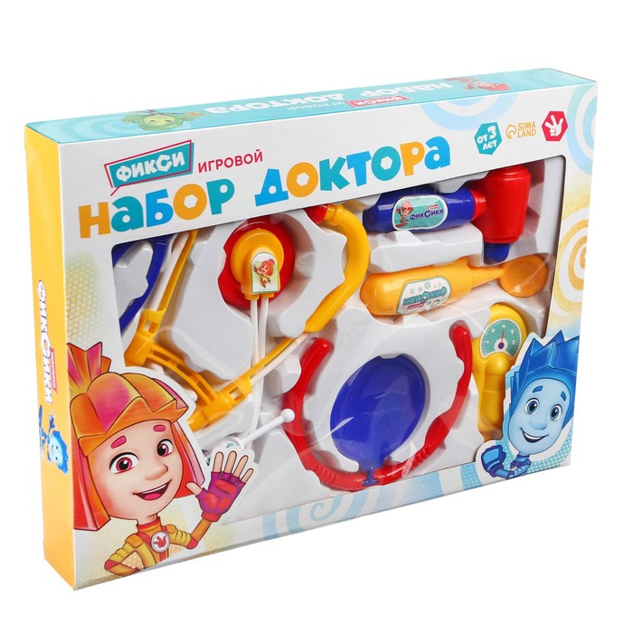 Игровой набор доктора, Фиксики, в коробке, МИКС