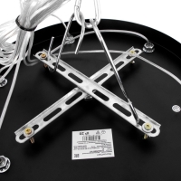 Светильник "Жаклин" 9х3Вт G4 Черный 30х30х180см