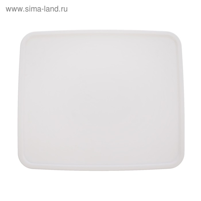 Корзина для хранения с крышкой &laquo;Плетёнка&raquo;, 35&times;29&times;22,5 см, цвет белый