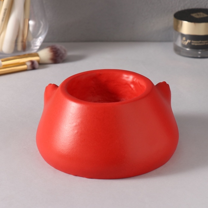 Предмет интерьера Предмет интерьера "Злобный смех" 6,5*12,5см красный