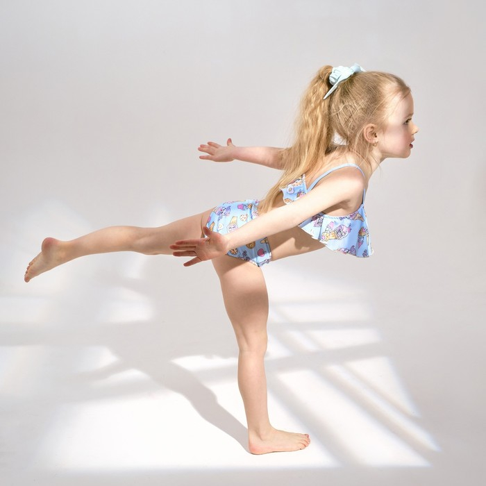 Купальник детский Мой маленький пони, рост 110-116 (32), голубой