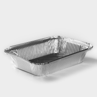 Набор форм из фольги для запекания и выпечки Доляна, 960 мл, 21,5×14,6×5 см, 2 шт Набор форм из фольги для запекания и выпечки Доляна, 960 мл, 21,5×14,6×5 см, 2 шт