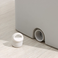 Швабра с отжимом и ведро Raccoon: ведро с отсеками, швабра плоская, 2 кармана, 32&times;12&times;142 см, дополнительная насадка из микрофибры