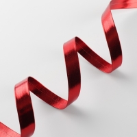 Косая бейка, кожзам, 15 мм × 10 ± 1 м, цвет красный Косая бейка, кожзам, 15 мм × 10 ± 1 м, цвет красный