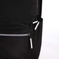 Рюкзак школьный из текстиля на молнии, водонепроницаемый, 4 кармана, цвет чёрный/серый Рюкзак школьный из текстиля на молнии, водонепроницаемый, 4 кармана, цвет чёрный/серый