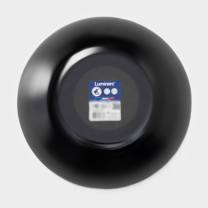 Тарелка глубокая Luminarc COTTAGE BLACK, 700 мл, d=20 см, стекло, чёрная Тарелка глубокая Luminarc COTTAGE BLACK, 700 мл, d=20 см, стекло, чёрная