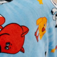 Плед Павлинка &laquo;МимиМишки&raquo;, размер 150х100 см, цвет голубой, аэрософт